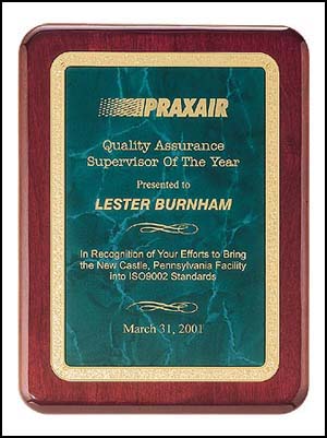 Plaque Notes Plaques - Recognition Awards